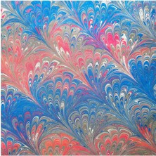 ElifEbru Exclusive Handicrafts Ebru Sanatı El Yapımı Özel Koleksiyon Twill Ipek Eşarp Ozltıe 23