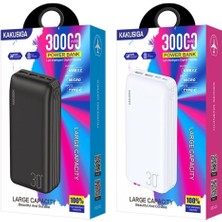 Kakusiga 30000 Mah 3 Portlu Powerbank 22.5W Hızlı Şarj Desteği Taşınabilir Şarj Cihazı Ksc-429