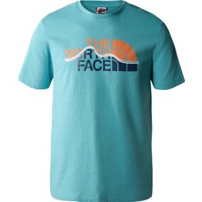 The North Face M SS Mountaın Lıne Tee Yeşil Erkek T-Shirt NF0A7X1NITW1