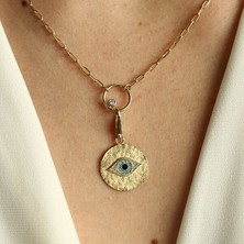 By Milo Jewellery Spiritual Eye Altın Kolye