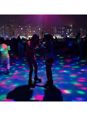 Kuzey Disco Ball LED Light Disko Işığı LED Rgb Disko Işık Topu Ampul LED Işık Dönen Disko Topu Işıklı  Top