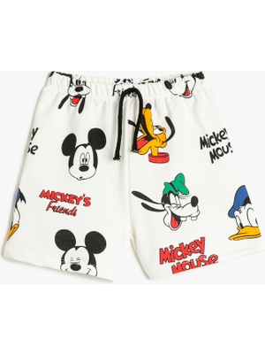 Koton Mickey Mouse Şort Lisanslı Pamuklu