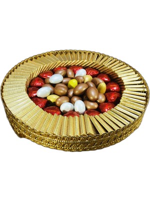 Elit Çikolata Kız Isteme Çikolata Tepsisi Gold