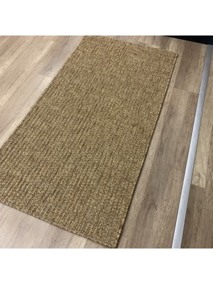 Kahverengi Sisal Jüt Halı - Hasır Görünümlü Salon & Mutfak Halısı - Hoom Rugs Sisal Jüt 666