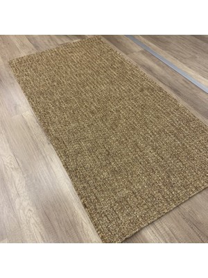 Kahverengi Sisal Jüt Halı - Hasır Görünümlü Salon & Mutfak Halısı - Hoom Rugs Sisal Jüt 666