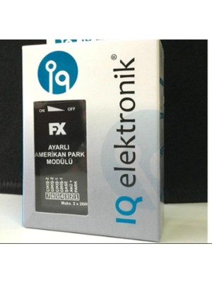 Iq Elektronik Iq Ayarlı Amerikan Park Fx