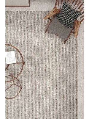 Gri Sisal Jüt Halı - Modern Ve Minimalist Salon Halısı - Hoom Rugs Sisal Jüt 666