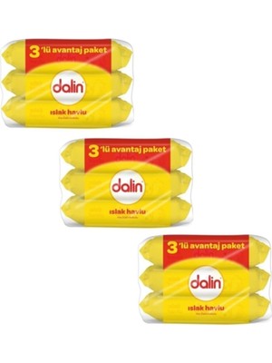 Dalin Islak Havlu Mendil 9X56 Yaprak
