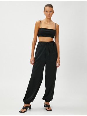Koton Jogger Pantolon Beli Bağlamalı Rahat Kesim