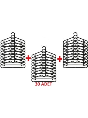 IKEA 30 Adet Elbise Askısı Genişlik: 39 cm Pantolon Askısı Etek Askısı