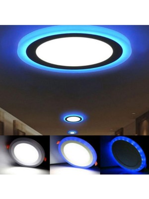 Masel Dekoratif Üç Renkli LED Panel LED Panel Sıvaüstü 27CM Çaplı Tavan Armatür Yüksek Işık Güçlü 1