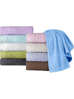 Menderes Home Cotton Collection Bukle Banyo Havlusu Bordürlü Pembe