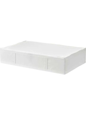IKEA Skubb 93 x 55 x 19 Beyaz Hurç Yatak Altı Yastık Çarşaf Nevresim Giysi Saklama Kutusu Hurç Kutu