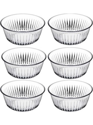 Paşabahçe 530146 Cam Kase Takımı Frezya 6'lı Servis Kasesi Çerezlik