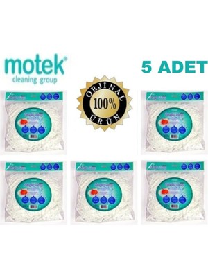 Motek Yedek Püskül Mop Fix,pratik,trent,mopida,comfort Modellerine Uyumlu 5 Adet
