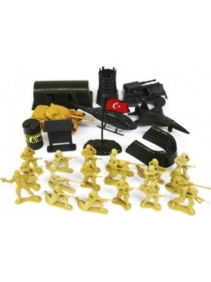 Kette Oyuncak Asker Seti Çok Parçalı Mini Figürler