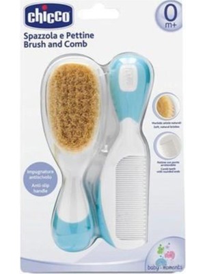 Chicco Fırça ve Tarak Seti 0 Ay+ Mavi 8058664011933