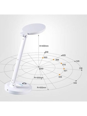 Xhang LED Göz Koruma Masası Lambası Öğrenci Okuma Lambası (Beyaz) (Yurt Dışından)