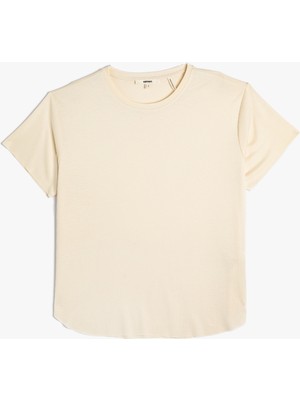 Koton Oversize Tişört Modal Karışımlı