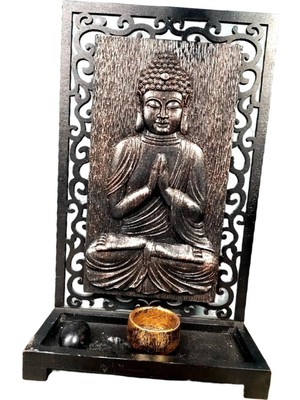 Acelit Tealight Mum Tutucu Buddha Heykeli Çay Işık Sahipleri Tatiller D (Yurt Dışından)