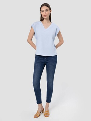 Loft Kadın Jean Pantolon Mavi LF2032549