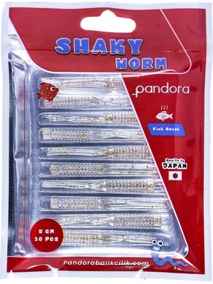 Pandora Shaky 5cm 10 Parça Lrf Silikon Sahte Yem - Yellow Wıng