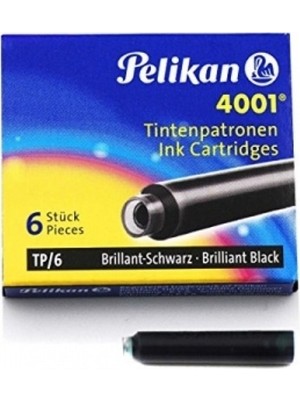 Pelikan Dolmakalem Kartuşu 4001 Küçük.siyah 6lı