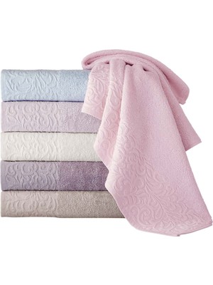 Menderes Home Cotton Collection Bukle El Havlusu Sarmaşık Mavi