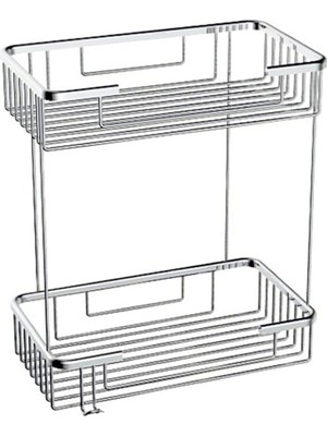 Duxxa Plaza Köşe Şampuanlık 25X15 2 Katlı A.596