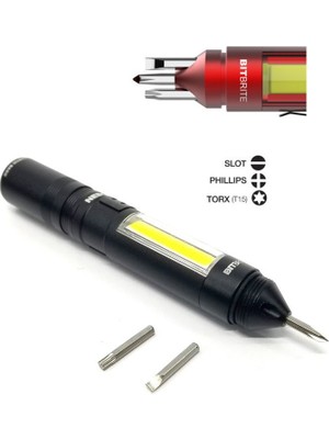 Nebo Big Brite 3 Tornavida Uçlu Yeni Nesil LED El Feneri
