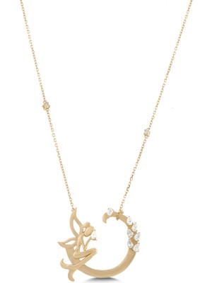 Alpay Jewellery 14 Ayar 3.34 Gram Su Perisi Kolye