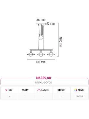 Nevo Dekoratif Sarkıt Eskitme NS329