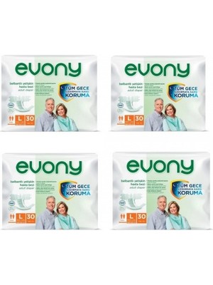 EVONY Belbantlı Hasta Bezi L 120 Adet