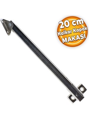 Badem10 Kalkar Kapak Makası Dolap Çekmece Metal 20 cm Sessiz Açma Kapama Amortisör Piston