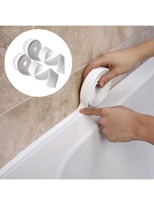 Buffer® Su Sızdırmaz  Banyo Mutfak Lavabo Küvet Izolasyon Şerit Bant