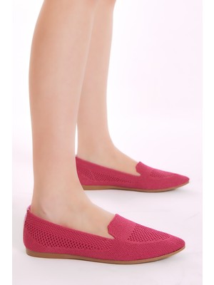 Tonny Black Kadın Rahat Kalıp Düz Örgü Babet