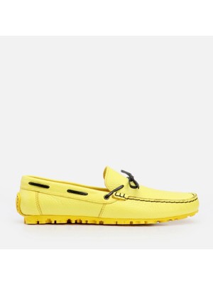 Hotiç 02AYH265860A520 Hakiki Deri Sarı Erkek Loafer