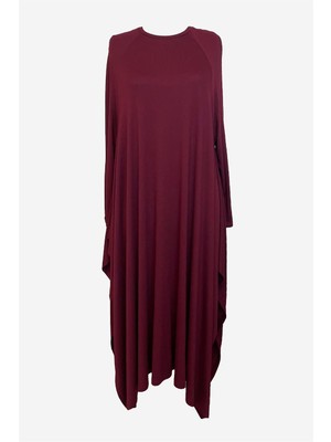 Plistre 1220_Asimetrik Kesim Plistre Tesettür Tunik