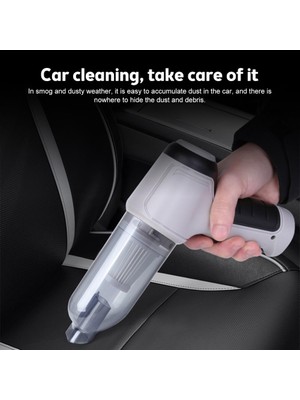 Zigver Mini Araba Elektrikli Süpürge ve Hava Üfleyici Akülü El Mini Araba Elektrikli Süpürgesi Için Araç Iç Ev Bilgisayar PC9000PA 3in 1
