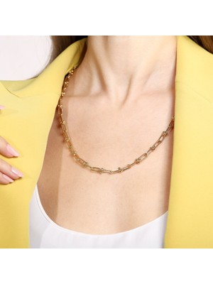 Sembol Gold 14 Ayar Tifany Altın Zincir 50 Cm
