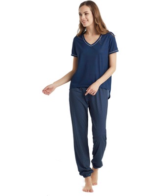 Blackspade Kadın Kısa Kollu Pijama Takımı 51068