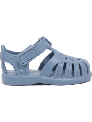 Igor S10271 Tobby Solid Mavi Ortopedik Günlük Kız Çocuk Sandalet