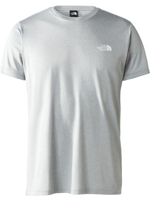 The North Face Reaxion Red Box Erkek Gri T-Shirt NF0A4CDWX8A1