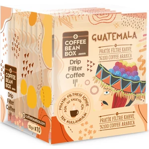 Coffee Bean Box Guatemala Pratik Filtre Kahve  10 gr - 10'lu Kutu