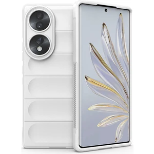 Honor 70 Için Kaymaz Silikon Telefon Kılıfı - Beyaz (Yurt Dışından)