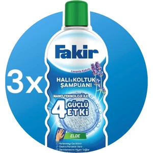 Halı ve Koltuk Şampuanı Lavanta Kokulu Elde X3