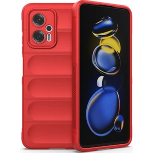 Xiaomi Poco X4 Gt 5g Için Kaymaz Silikon Telefon Kılıfı - Kırmızı (Yurt Dışından)