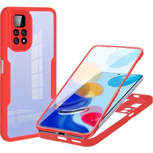 Xiaomi Redmi Note 11 Pro 5g/4g Için Yumuşak Tpu Ekran Koruyucu Telefon Kılıfı - Kırmızı (Yurt Dışından)