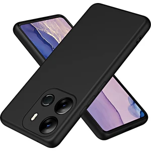 Tecno Spark Go 2023 Için Ince Likit Silikon Yumuşak Telefon Kılıfı - Siyah (Yurt Dışından)