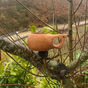Yemenler Ahşap Ahşap Bardak Kuksa